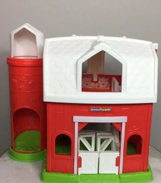 Fisher - Price Little People Animal Barn Farm Of 7 Figures Toddlers Toys Christmas