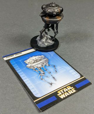 Star Wars Miniatures Probe Droid 31 With Stat Card