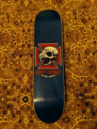 Vintage Birdhouse Tony Hawk Powell Chicken Skull Skateboard Deck Nos