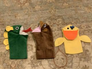 Baby Einstein Hand Puppets For Children 3 Pack - Dragon/dog/duck