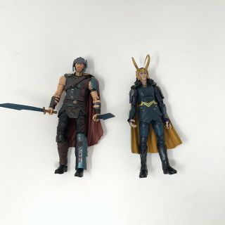 Loose Marvel Legends Thor Ragnarok Figure Set - Thor And Loki