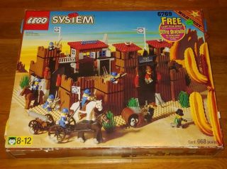 Lego System Fort Legoredo 6769 100 Complete Instructions Box Western