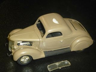 Vintage Monogram 1937 ? Chevy Coupe ? Model Car Built Custom Hot Rod Junk Yard