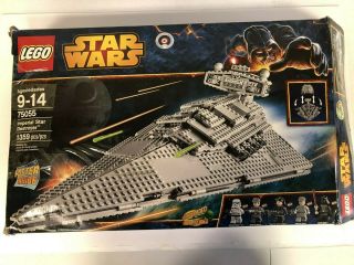 Lego Star Wars 2014 Imperial Star Destroyer 75055 Opened Box Bags