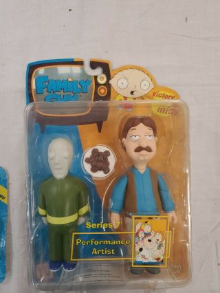 Family Guy Performance Artist Series 7 Mezco Action Figure Also Comeswith Pooper