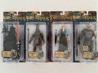 Lord Of The Rings Action Figures Epic Trilogy (toybiz) 4 X Rare Figures