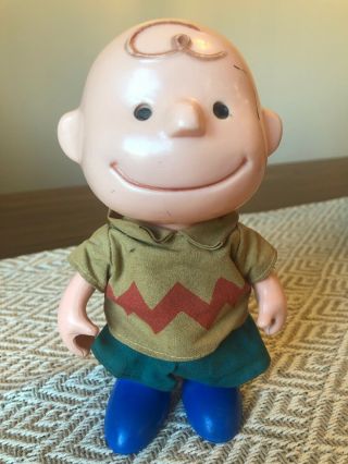 Vintage Antique 1950’s United Feature Syndicate Charlie Brown Figure Doll Rare