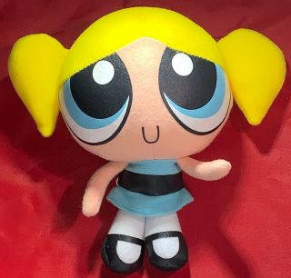 Cartoon Network Powerpuff Girls Bubbles Plush Stuffed Doll - Trendmasters