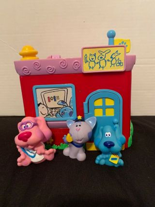 Blues Clues School Playset House With 3 Figures
