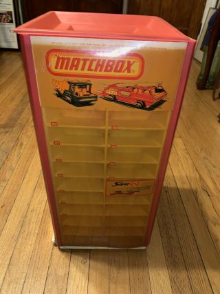 Vintage Matchbox Lesney Toy Car Store Display