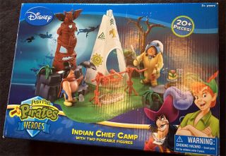 Famosa Disney Heroes Peter Pan Native American Indian Camp Playset
