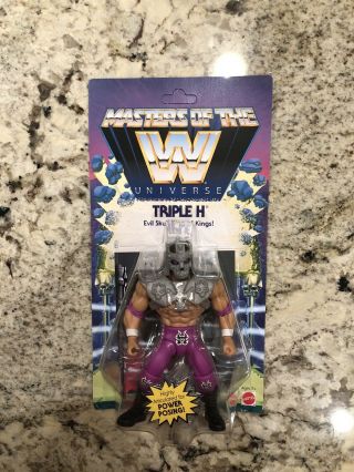 Wwe Masters Of The Universe Triple H Action Figure Nib