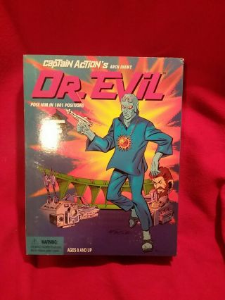 1998 Captain Action Dr.  Evil Figure Playing Mantis 9001