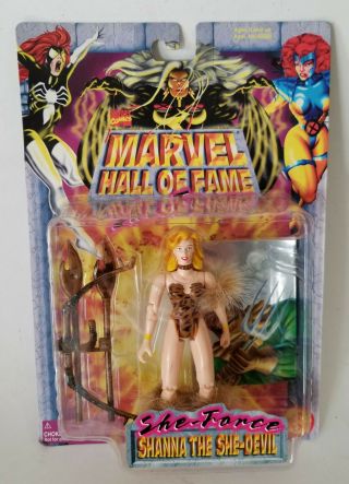 Marvel Hall Of Fame Shanna The She Devil Action Figure Toybiz