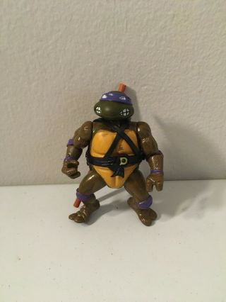 Playmates 1988 Tmnt Teenage Mutant Ninja Turtles Figure - Donatello Soft Head