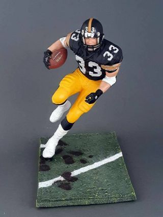 Merril Hoge Pittsburgh Steelers Custom Mcfarlane Rc Helmet Jersey Nfl Football
