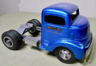 Vintage Smith Miller Blue Truck Cab Smitty Toys 1950 
