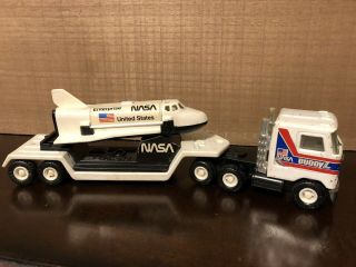 Vintage Buddy L Nasa Mack Truck Semi With Enterprise Space Shuttle Japan