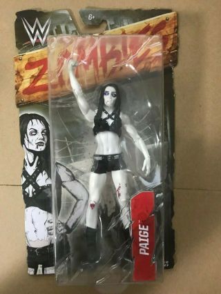 Wwe Wrestling Zombies Paige Action Figure Rare