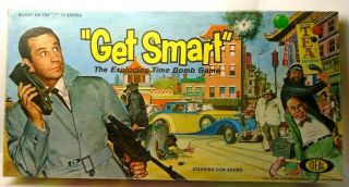1965 Get Smart The Exploding Time Bomb Board Game Complete,  See For
