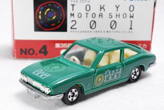 Tomica Tokyo Motor Show 2001 No.  4 Isuzu 117 Coupe 1800xe 1:62 Toy Car