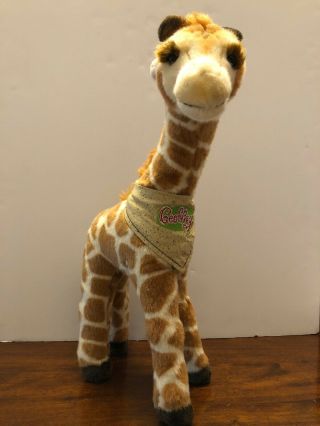 Toys R Us Talking Plush Geoffrey Giraffe 18 " 2000 Euc
