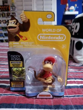Diddy Kong Jakks Action Figure Rare Mario World Of Nintendo