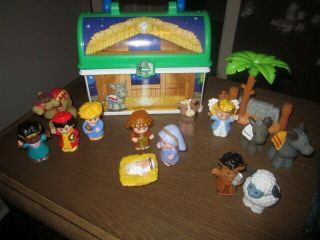 Fisher Price Little People Nativity Box With Figures