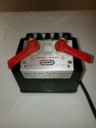 Lionel Train Transformer No.  1044 90 Watts 115 Volts 60 Cycles Whistle Control