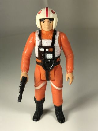 Star Wars Vintage Figure Luke Skywalker X - Wing Pilot Complete Gmfgi 78 Hk Nm
