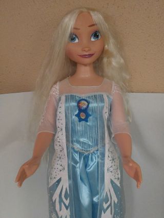 Disney Frozen Princess My Size Elsa BIG Large Doll 38 inches See Photos 2