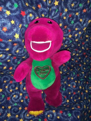 Barney The Dinosaur Singing I Love You Barney 10 " Plush Stuffed Toy