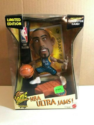 Mattel Nba Ultra Jams Grant Hill Pistons Limited Edition Action Figure Nib