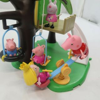 Peppa Pig Treehouse Playset With Figures Hard To Find Set