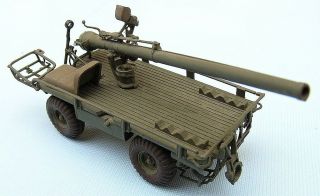 M274 Mule W/106mm Recoilless Rifle,  U.  S.  Army,  Scale 1/35,  Hand - Made Plastic Model