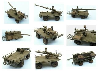 M274 MULE w/106mm Recoilless Rifle,  U.  S.  Army,  scale 1/35,  Hand - made plastic model 3