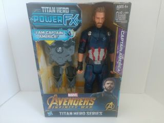 Captain America Marvel Avengers Infinity War Titan Hero Series Power Fx