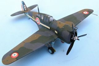 Curtiss Hawk H.  75a.  3,  Armée Del Aire De Vichy,  Scale 1/72,  Hand - Made Plastic Model