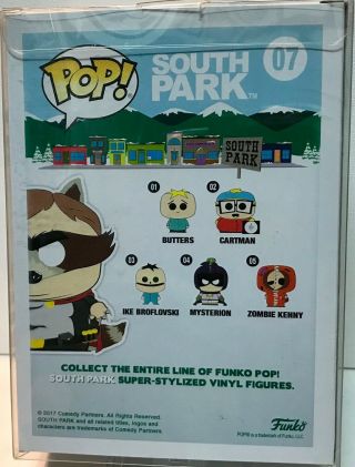 Funko Pop 07 South Park The Coon Vinyl Figure 2017 Summer Conv Excl W/ Pop Pro 3