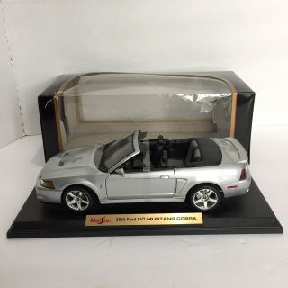 Maisto 2003 Ford Svt Mustang Cobra Coupe Special Edition Car Model Scale 1:18