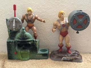 Vintage He - Man Masters Of The Universe Soap Dispenser And Tooth Brush Holder