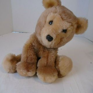 Dakin Teddy Bear Brown Bearfoot 8 " Plush Stuffed Animal Nutshells Vintage 1976