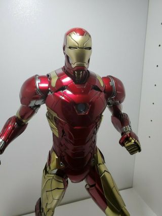 Hot Toys Avengers Iron Man 1/6 Mark 46 Loose And Incomplete