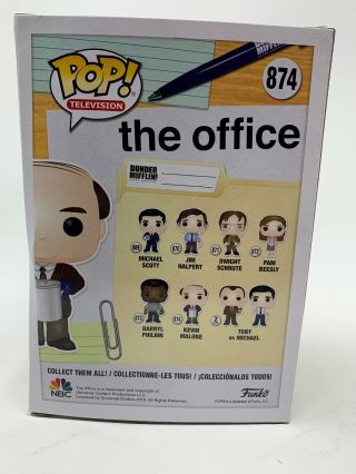 | Funko POP TV The Office - Kevin Malone with Chili | 874 | 3