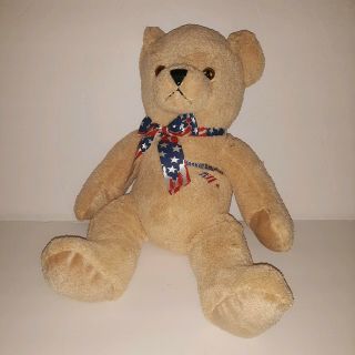 Bank Of America Teddy Bear Plush Stuff Animal Advertising Logo Toy