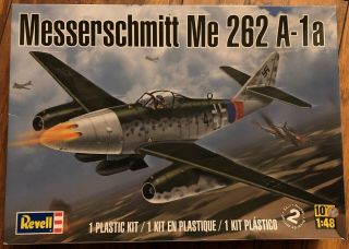 Revell 1/48 Messerschmitt Me 262 A - 1a Plastic Model Kit 85 - 5322 - Parts