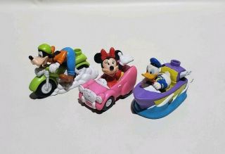 Disney Goofy,  Minnie Mouse,  Donald Duck Vinyl Figure Pencil Sharpener Applause