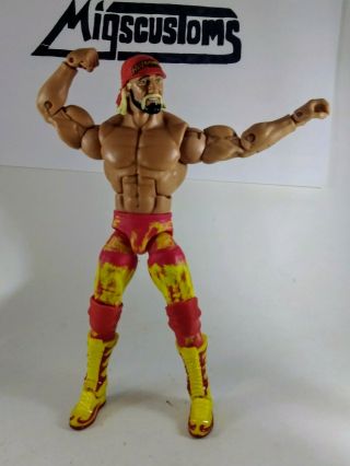 Wwe Custom Made Mattel Elite Hulk Hogan Hollywood Smackdown
