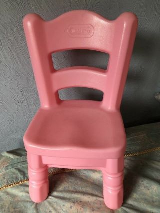 Vintage Little Tikes Pink Victorian Country Kitchen Table Desk Chair Princess - Ex