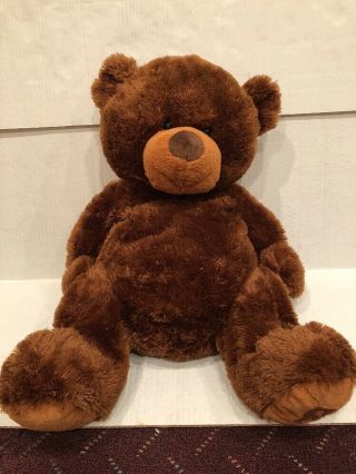 Toys R Us Teddy Bear Plush Stuffed Animal Brown Soft Squishy Cuddly 22” Floppy